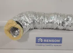 geluiddemper rond luchtkanaal Renson Isodec